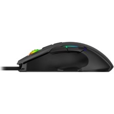 Gamenote MS1012A  Kablolu Rgb Gaming Mouse Siyah