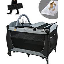 Baby Home 560 Golite 70X110 Bebek Oyun Parkı Yatak Sepet Beşik Sünger Yatak Hediye