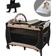 Baby Home 560 Golite 70X110 Bebek Oyun Parkı Yatak Sepet Beşik Sünger Yatak Hediye