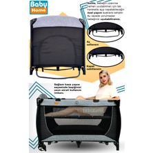 Baby Home 560 Golite 70X110 Bebek Oyun Parkı Yatak Sepet Beşik Sünger Yatak Hediye