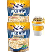 Eti Lifalif İnce Öğütülmüş Yulaf Ezmesi 350 gr 2'li + Mug