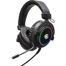 Performax COCKPIT Siyah USB 7.1 Surround RGB Aydınlatma Gaming Mikrofonlu Oyuncu Kulaklığı