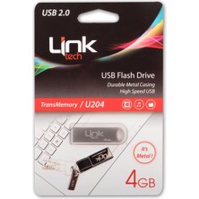 Linktech U204 Ultra 4gb Metal USB Flash Bellek 25MB/S