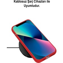 Caseart Apple iPhone 13 Kapak Içi Kadife Kamera Korumalı Lansman Silikon Kılıf - Sarı