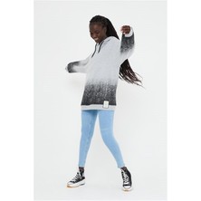 BRZ Collection Unisex Oversize Baskılı Kapüşonlu Sweatshirt