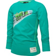 BRZ Collection Tren Baskılı Erkek Çocuk T-Shirt