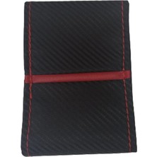 Tegin Citroen C4 2004-2010 Direksiyon Kılıfı Carbon V Akantara Krmızı Yüzük