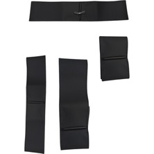 Tegin Alfa Romeo 33 1983-1995 Direksiyon Kılıfı Deri Siyah Yüzük Gri Ip