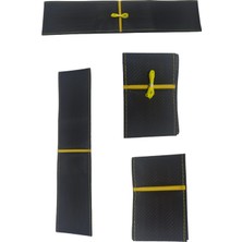 Tegin Peugeot 207 Serisi Direksiyon Kılıfı Carbon Sarı Yüzük Sarı Ip