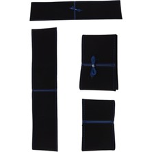 Tegin Volkswagen Polo 2017 ve Sonrası Direksiyon Kılıfı Alkantra Mavi Yüzük Mavi Ip