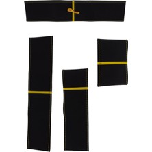 Tegin Fiat Albea 2002 ve Sonrası Direksiyon Kılıfı Alkantra Sarı Yüzük Sarı Ip