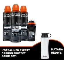 L'Oreal Paris Men Expert Kömürlü Bakım Seti + Matara Hediyeli!
