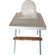 K&g Foot Rest Ikea Antilop Mama Sandalyesine Uyumlu Yeni Model Ayak Desteği - Ayak Dayama Yeri - Ahşap Ayaklık