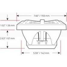 Boss Audio Systems MR62W Marin Hoparlör 165MM