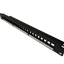 Evlere Kadar Fiber 24 Port Boş Patch Panel Utp