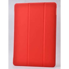 Kilifone - iPad 9.7 2018 (6.nesil) - Tablet Kılıfı Smart Cover Standlı 1-1 Kılıf - Kırmızı