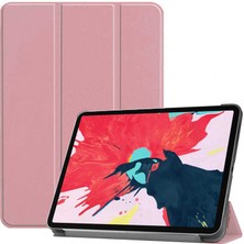 Kilifone - iPad Pro 11 2020 (2.nesil) - Tablet Kılıfı Smart Cover Standlı 1-1 Kılıf - Rose Gold