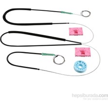 Mais Audi A6 C6 Typ Için Sağ Ön Kapı Camtel Halat Kriko Tamir Takımı ADEUWX69