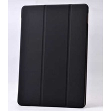 noktaks - Apple iPad 9.7 2017 (5.Nesil) - Tablet Kılıfı Smart Cover Standlı 1-1 Kılıf - Siyah