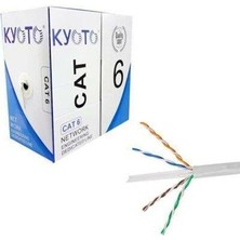 Kyoto Cat6 305 Metre 24 Awg 0.50MM Cca Kablo