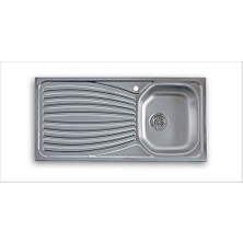 Artenova Paslanmaz Çelik  Evye Sol 100X50 Tek Göz