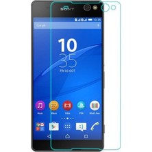 Canpay Sony Xperia C5 Uyumlu Ekran Koruyucu Yeni Nesil Hd Kalite Kırılmaz Cam