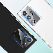 Canpay Samsung Galaxy Note 20 Ultra Uyumlu Kamera Lens Koruyucu Esnek Hd 0.2mm Nano Cam