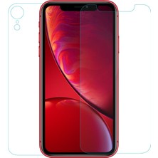 Canpay Apple iPhone Xr (6.1") Ön ve Arka Ekran Koruyucu Kırılmaz Esnek Yeni Hd Kalite Nano Cam