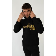 Life Style Istanbul Mafia Erkek Kapüşonlu Sweatshirt