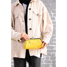 Prava Deri Miami Deri Kadın Omuz Çantası