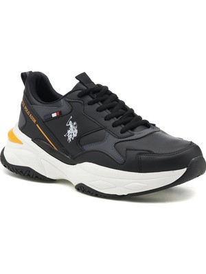 U.S. Polo Assn. Solıdar 1pr Siyah Erkek Sneaker
