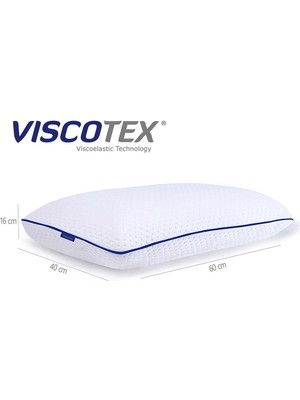 Viscotex Boyun Destekli Tombul Yastık 60x40x16