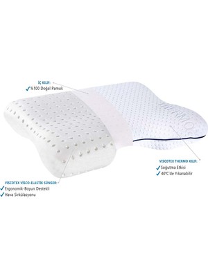 Viscotex Horlama Yastığı 54x40x11 cm / Anti-Snore Pillow