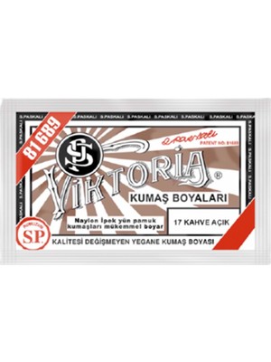 Viktoria Kumaş Boyası - Açık Kahve