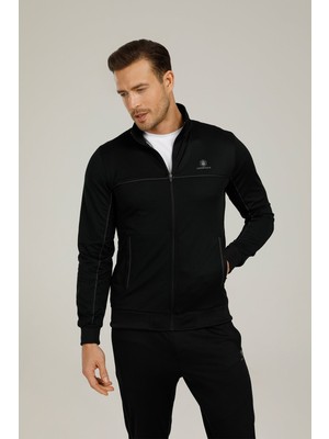 Lumberjack CT176 Leon Track 1pr Siyah Erkek Eşofman Takım