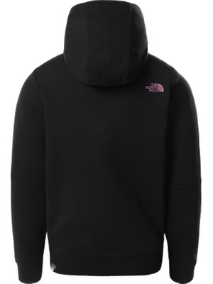 The North Face Drew Peak Pullover Kapüşonlu Kız Çocuk Sweatshirt Siyah