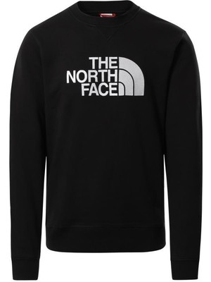 The North Face The North FaceDrew Peak Crew Erkek Sweatshirt Siyah