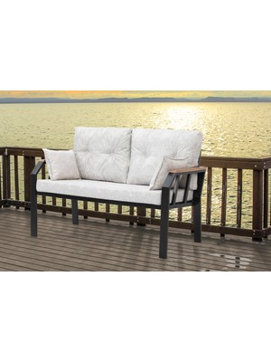 Tu Tienda Bahçe Balkon Kafe Mobilyası Ikili Koltuk