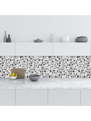 Sticker Art Mutfak Tezgah Arası Folyo Fayans Kaplama Folyosu Dekoratif Pattern 60X500 cm