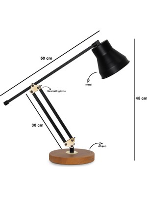 Homing Old Çalışma Masa Lambası No:4 Siyah AYD-2960
