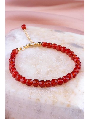 Dünya Doğal Taş Akik Taşlı Doğal Taş Bileklik