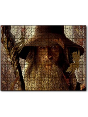 Cakapuzzle Yüzüklerin Efendisi Gandalf Yakın Plan 120 Parça Puzzle Yapboz Mdf (Ahşap)