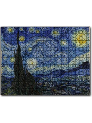 Cakapuzzle Vincent Van Gogh Deliliğin Kıyılarında 120 Parça Puzzle Yapboz Mdf (Ahşap)