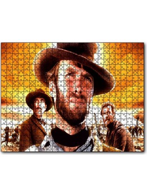Cakapuzzle Clint Eastwood Iyi Kötü Çirkin 120 Parça Puzzle Yapboz Mdf (Ahşap)