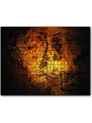 Cakapuzzle Yüzüklerin Efendisi Orta Dünya Rohan Haritası 120 Parça Puzzle Yapboz Mdf (Ahşap)