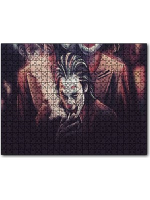 Cakapuzzle Joker Sigara Içiyor Çizim 120 Parça Puzzle Yapboz Mdf (Ahşap)