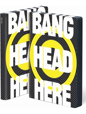 Nuuna Noktalı Defter Bang Head Here A5 Premium Kağıt 256 Sayfa