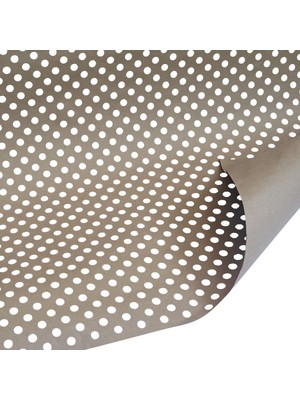 Direkt-Al Kraft Paket Kağıdı Beyaz Puantiyeli 70 x 100 cm 70 gr 10'lu