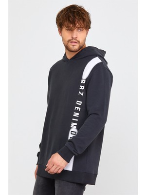 Brz Collection Erkek Kapüşonlu Sweatshirt