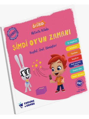 Şimdi Oyun Zamanı - Briko Aktivite Kitabı - Keşfet, Üret, Dönüştür!   -Yadigar Soydan